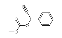 1-cyano-1-(methoxycarbonyloxy)-1-phenylmethane结构式