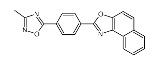 2-[4-(3-methyl-1,2,4-oxadiazol-5-yl)phenyl]benzo[e][1,3]benzoxazole结构式