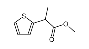2-(噻吩-2-基)丙酸甲酯结构式
