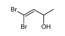 4,4-dibromobut-3-en-2-ol Structure
