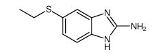 1H-Benzimidazol-2-amine,5-(ethylthio)-(9CI) Structure