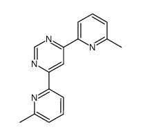 4,6-bis[6-(2-methylpyridyl)]pyrimidine Structure