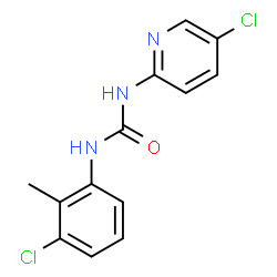 1-(3-chloro-2-methyl-phenyl)-3-(5-chloro-pyridin-2-yl)-urea结构式