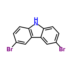 3,6-Dibromocarbazole structure