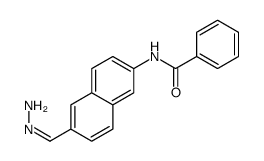 N-(6-methanehydrazonoylnaphthalen-2-yl)benzamide结构式