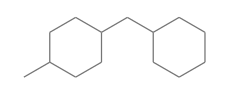 cyclohexyl(4-methylcyclohexyl)methane (low boiling isomer) Structure