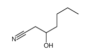 3-hydroxyheptanenitrile Structure