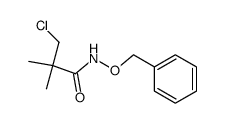 O-benzyl-β-chloropivalohydroxamic acid Structure