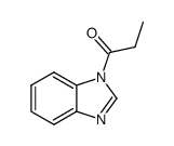 1H-Benzimidazole,1-(1-oxopropyl)-(9CI)结构式
