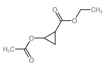 2-乙酰氧基环丙烷羧酸乙酯结构式