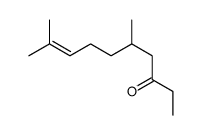 5,9-dimethyldec-8-en-3-one Structure