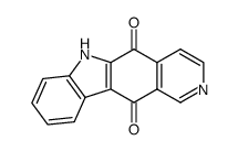 5H-Pyrido[4,3-b]carbazole-5,11(6H)-dione结构式