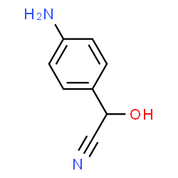 Benzeneacetonitrile, 4-amino-alpha-hydroxy-, (alphaR)- (9CI)结构式