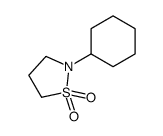 2-Cyclohexylisothiazolidine 1,1-dioxide结构式