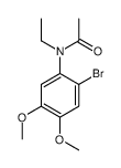 N-(2-溴-4,5-二甲氧基苯基)-N-乙基乙酰胺结构式