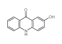 9(10H)-Acridinone,2-hydroxy- Structure