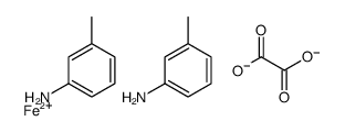 iron(2+),3-methylaniline,oxalate Structure