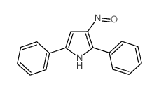 3-nitroso-2,5-diphenyl-1H-pyrrole structure