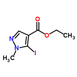 Ethyl 5-iodo-1-methyl-1H-pyrazole-4-carboxylate Structure