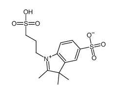 1-(3-sulfopropyl)-2,3,3-trimethyl-5-sulfo-3H-indolium,hydroxide,inner salt结构式