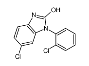 5-chloro-3-(2-chlorophenyl)-1H-benzimidazol-2-one Structure