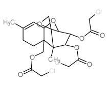 3α,4β,15-tris(chloroacetoxy)scirpene Structure