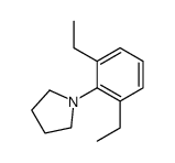 1-(2,6-diethylphenyl)pyrrolidine Structure