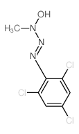 Hydroxylamine,N-methyl-N-[2-(2,4,6-trichlorophenyl)diazenyl]-结构式