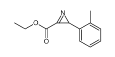 ethyl 2-(o-tolyl)-2H-azirine-3-carboxylate结构式