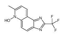 6-hydroxy-7-methyl-2-(trifluoromethyl)imidazo[4,5-f]quinoline结构式