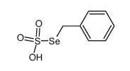 Selenosulfuric acid, Se-(phenylmethyl) ester结构式