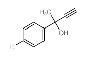 Benzenemethanol,4-chloro-a-ethynyl-a-methyl- structure