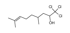 4,8-dimethyl-1,1,1-trichloro-7-nonen-2-ol Structure