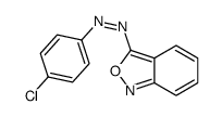 2,1-benzoxazol-3-yl-(4-chlorophenyl)diazene结构式