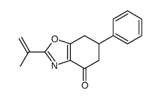 6-phenyl-2-prop-1-en-2-yl-6,7-dihydro-5H-1,3-benzoxazol-4-one结构式