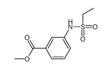 methyl 3-(ethylsulfonylamino)benzoate Structure