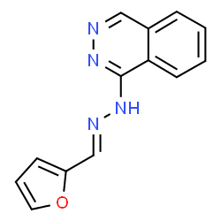 2-Furaldehyde (1-phthalazinyl)hydrazone结构式
