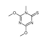 4,6-dimethoxy-1-methyl-1,3,5-triazine-2-thione Structure