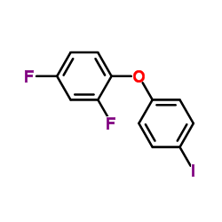 2,4-Difluoro-1-(4-iodophenoxy)benzene结构式