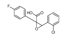 (2R,3R)-3-(2-chlorophenyl)-2-(4-fluorophenyl)oxirane-2-carboxylic acid Structure
