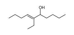 6-ethyl-dec-6-en-5-ol结构式