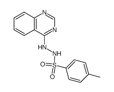 toluene-4-sulfonic acid N'-quinazolin-4-yl-hydrazide Structure