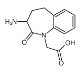 2-(3-amino-2-oxo-4,5-dihydro-3H-1-benzazepin-1-yl)acetic acid Structure
