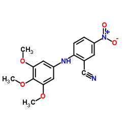 5-Nitro-2-[(3,4,5-trimethoxyphenyl)amino]benzonitrile图片