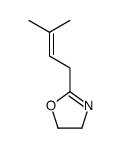 2-(3-methylbut-2-enyl)-4,5-dihydro-1,3-oxazole结构式