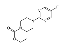 ethyl 4-(5-fluoropyrimidin-2-yl)piperazine-1-carboxylate结构式