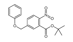 tert-butyl 2-nitro-5-(phenoxymethyl)benzoate结构式