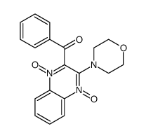 (3-morpholin-4-yl-1-oxido-4-oxoquinoxalin-4-ium-2-yl)-phenylmethanone Structure