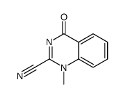 1-methyl-4-oxoquinazoline-2-carbonitrile Structure