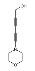 5-morpholin-4-ylpenta-2,4-diyn-1-ol结构式